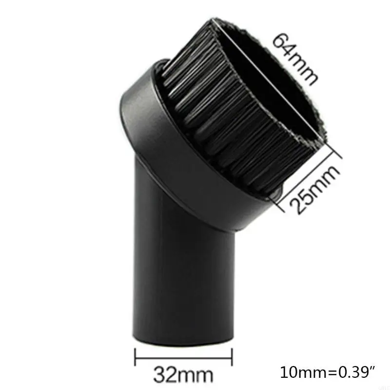 G8TC 32 mm Brosse nettoyage à rond mélangée pour l'outil d'accessoires d'aspirateur à tête