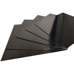 Customized Black  Anodized Aluminum Plate 4Pcs Thickness 1mm 5