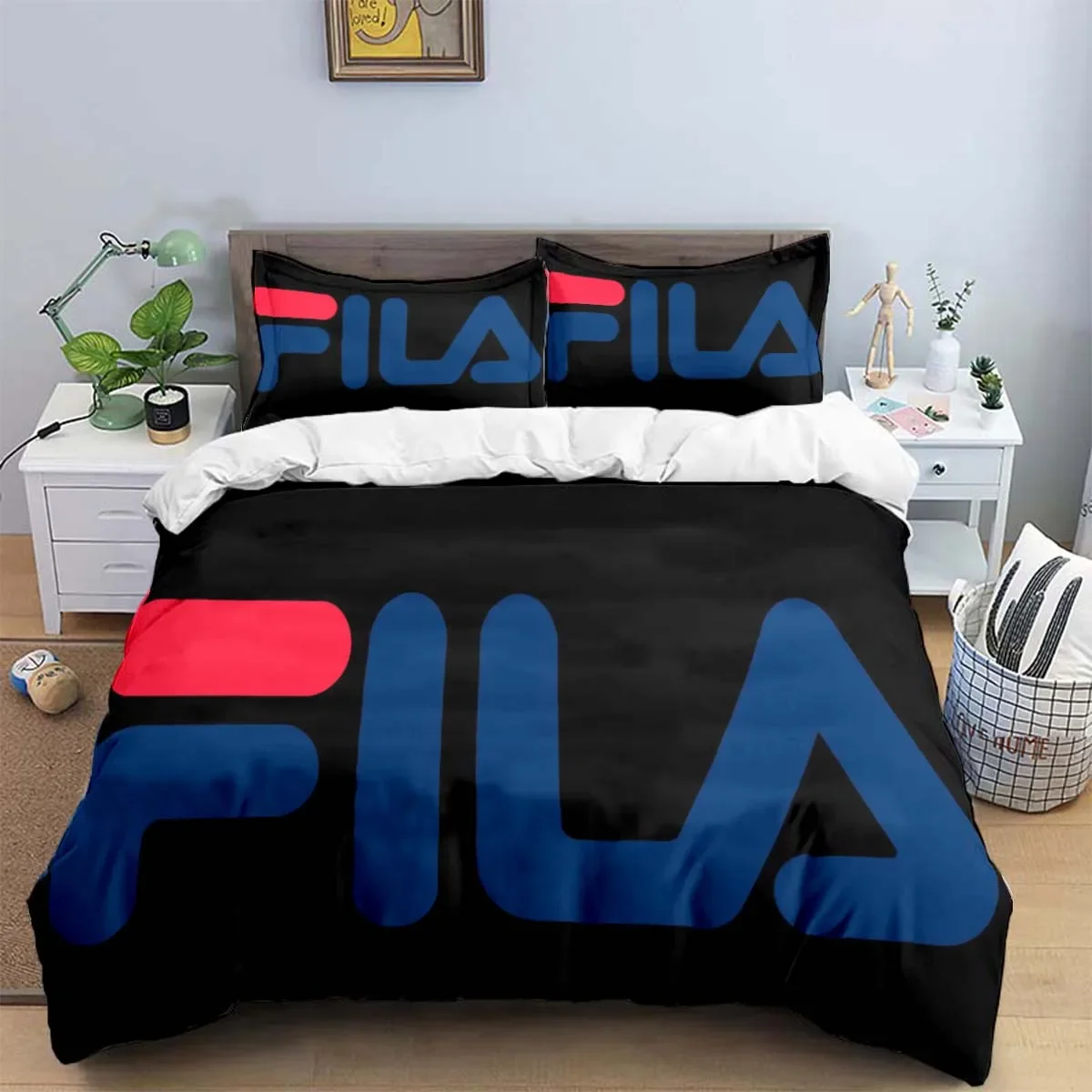 

Exquisite F-Fila Print Bedding Sets Exquisite Bed Supplies Set Duvet Cover Bed Comforter Set Bedding Set Luxury Gift