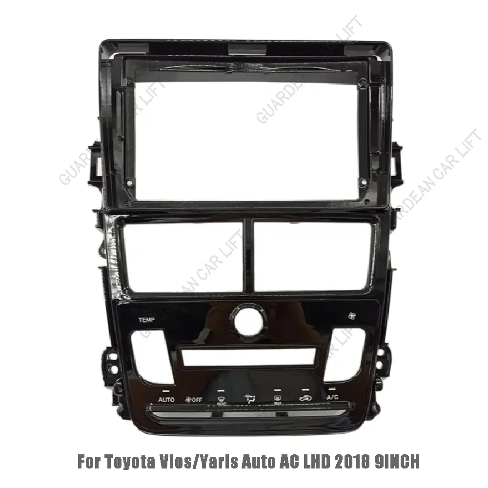 9 Inch  For Toyota Vios 2018-2021 Car Radio Fascias Android Stereo Player 2 Din Head Unit Panel Dash Frame Installation Trim