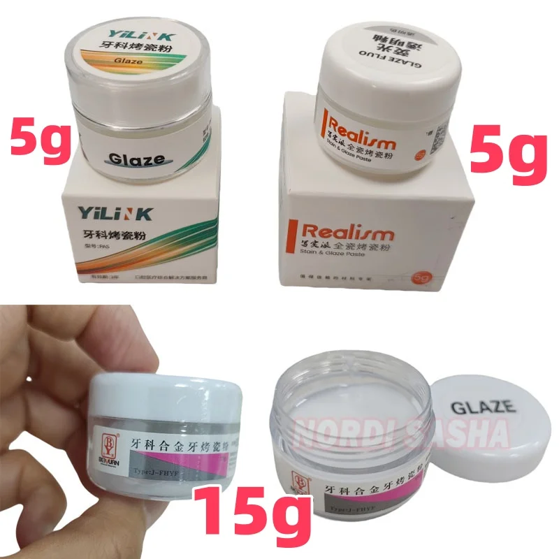 

Yililk Dental BEIYUAN Realism Paste Glaze & GlazeFluo Dental Lab Ceramics Stains Low Temperature Universal Coloring Porcelain