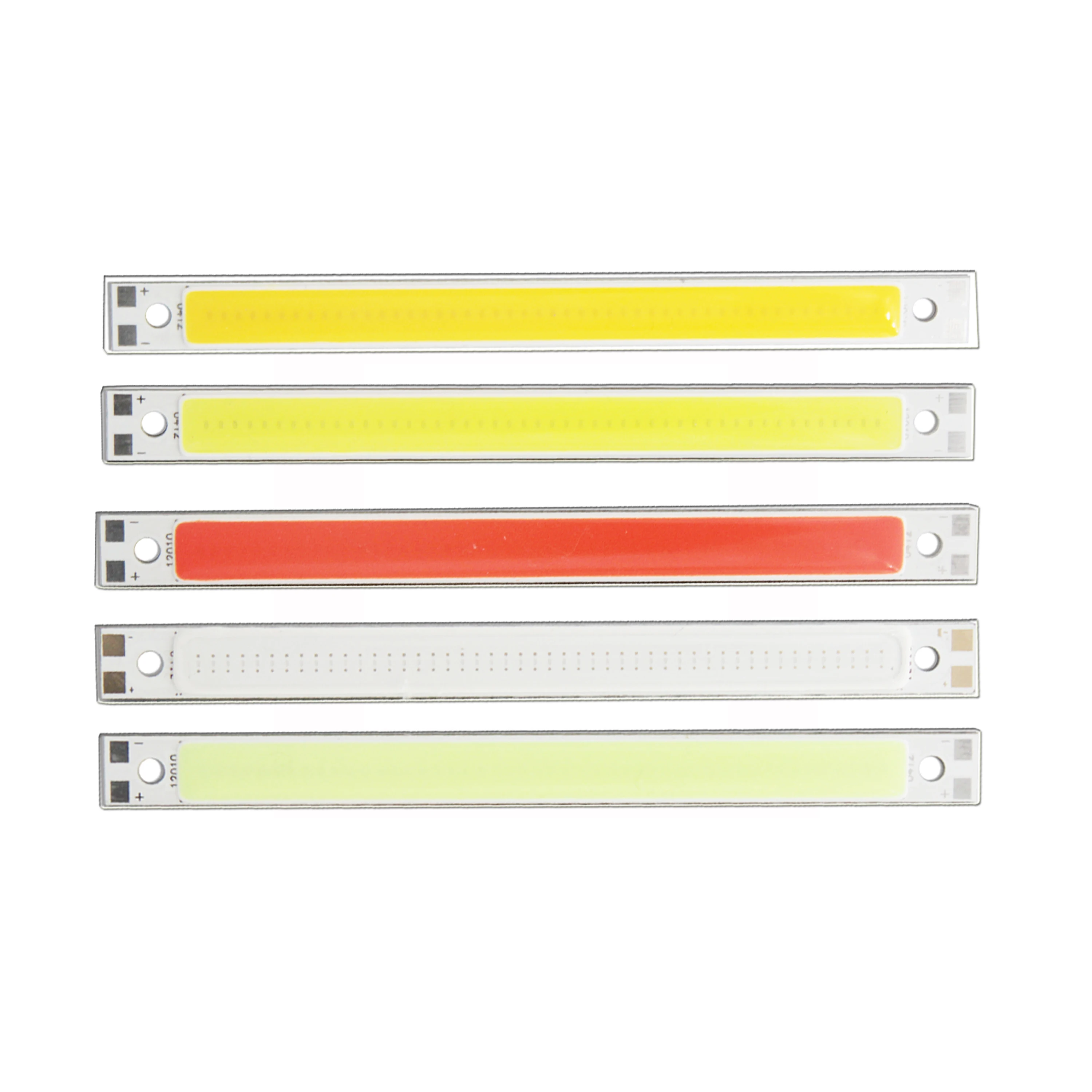 FTZOTOF LED 12v Dc 120x10mm COB 10W Strip żarówka do lampy biurko Diy dom światła niebieski czerwony zielony ciepły zimny biały 12cm Bar Chip