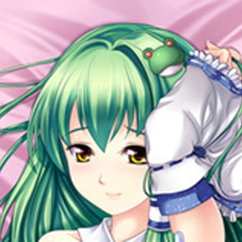 Anime Dakimakura Pillow Cover Sanae Kochiya Double Sided Print Pillow Case 120cm-180cm Custom Cartoon Character DIY Home Decor