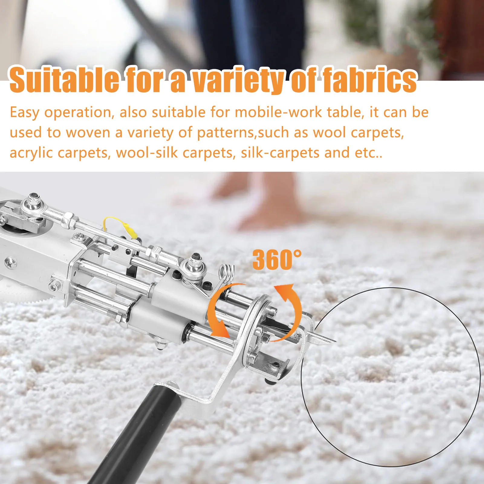 Машина для тафтинга ковров Высокоточная электрическая тафтинговая машина Простая в эксплуатации тафтинговая машина для тафтинга ковров