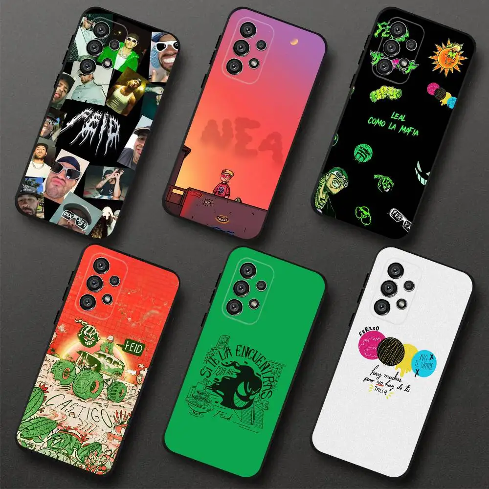 

Feid Ferxxo SIXDO MOR Phone Case For Samsung S 25,24,23,22,30,21,10,9,Ultra,Plus,Lite,FE,4,5G Black Soft Case