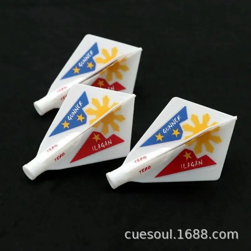 

CUESOUL 3 шт. AK4 TERO дротики в форме ромба, два вставы на штифте для дротиков и полете, аксессуары для дротиков