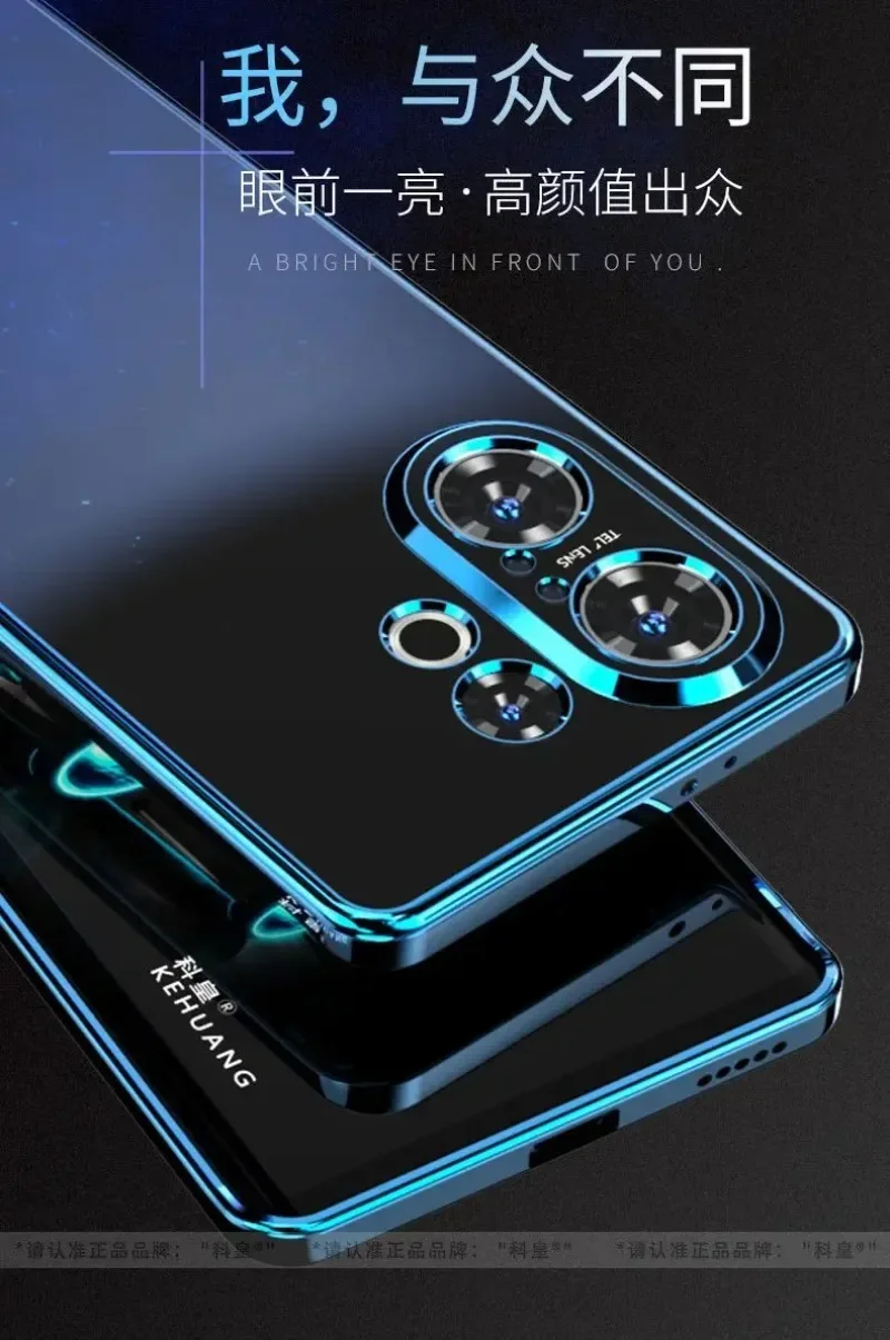 حافظة هاتف من السيليكون رفيعة للغاية لهاتف VIVO V60 V 60 مطلية بالكهرباء غطاء خلفي شفاف مقاوم للصدمات لهاتف VIVO S30 S 30