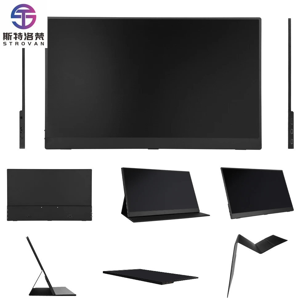 17.3 Polegadas 1080P IPS Ultra Fino Portátil com Dispositivos Capacitivos para Xbox Switch Mini PC Laptop para PS4 PS5 Jogo