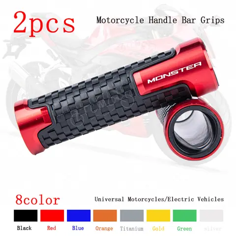 For Ducati Monster 600 620 696 796 797 821 937 950 1200/s 1100 Motorcycle Handlebar Grip CNC aluminum Anti-slip Handle Bar Grips