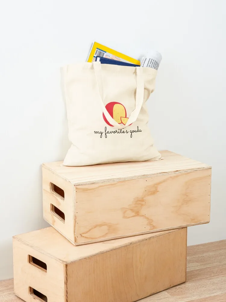 my favorite's gouda cheese Tote Bag tote bags cloth bags Women's handbag tote bags aesthetic supermarket folding bag