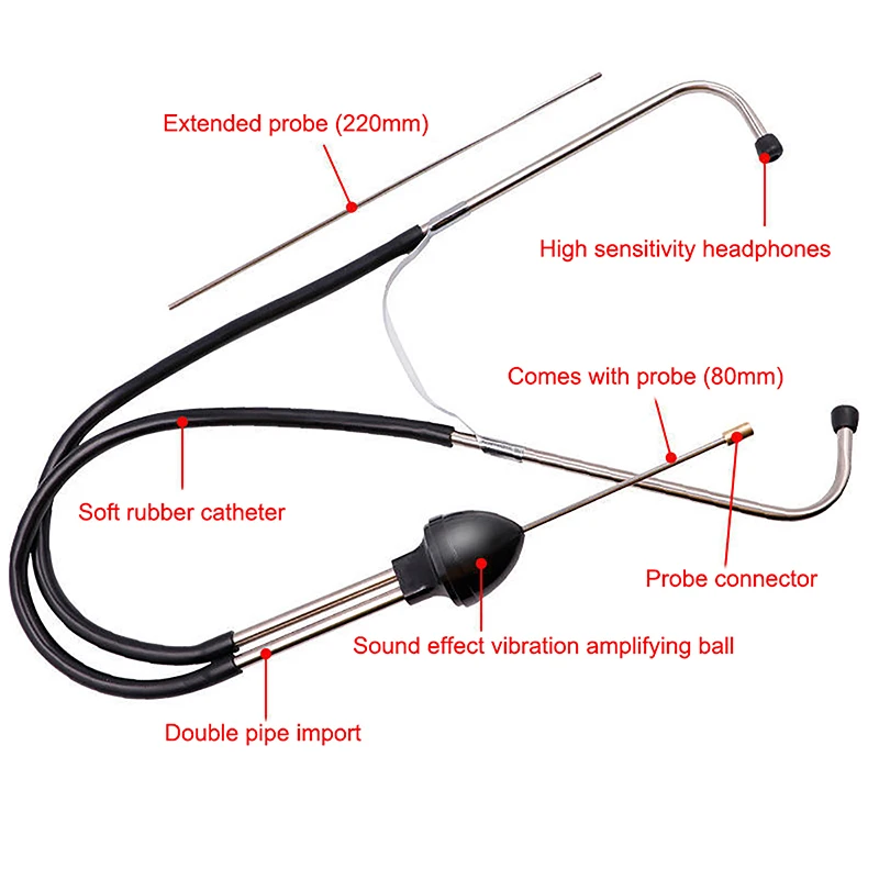 Picture 5: Expert Engine Hearing Tool, Cylinder Stethoscope for Auto Mechanic Fault Diagnosis