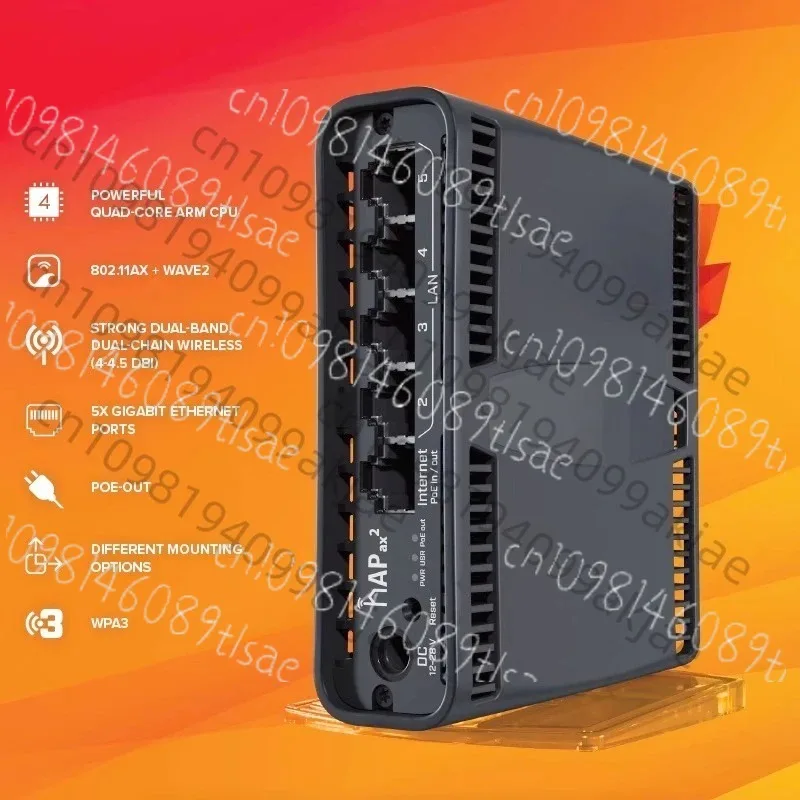 

Беспроводной маршрутизатор MikroTik C52iG-5HaxD2HoxD-TC hAP ax2 wifi 6 802.11ax