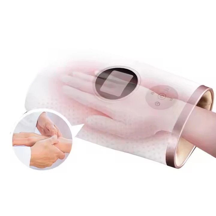 

Wholesale Popular Cordless Hand Massager with Heat and Compression Health Care Device Electric Vibrating Therapy Hand Massager