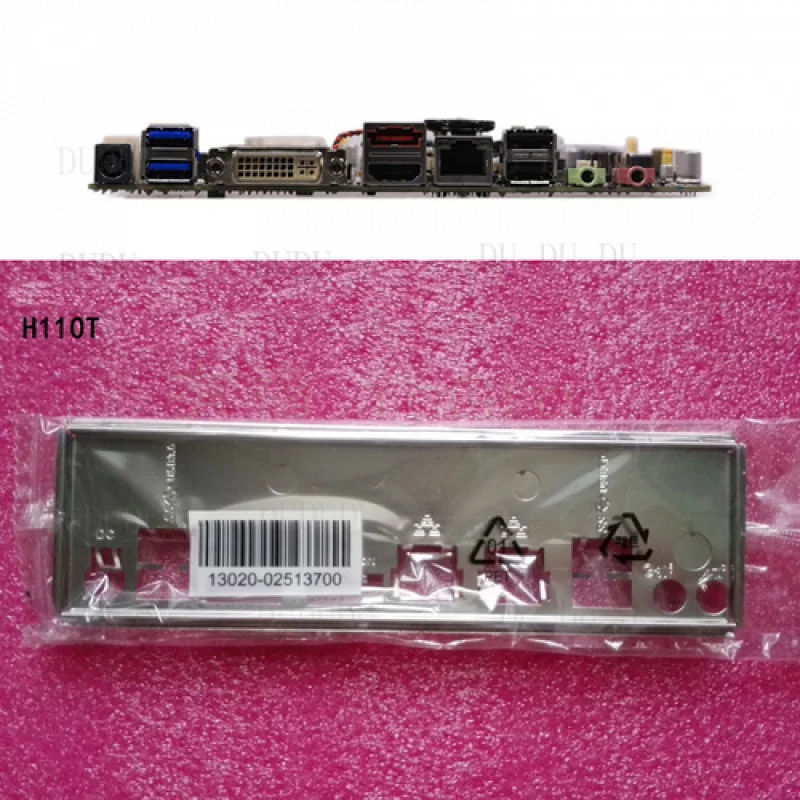 D  Original For Asus H110T Shield IO I/O Rear Baffle Backplate Motherboard