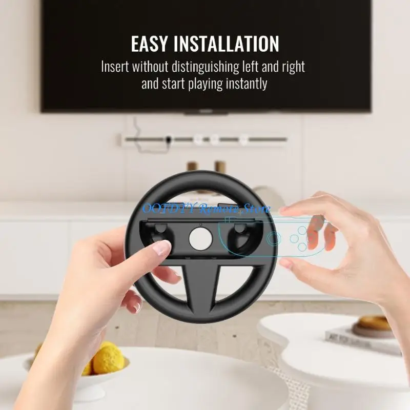 DXAB Portable Game Console Controller Racing Steering Wheel untuk Gameplay akhirnya
