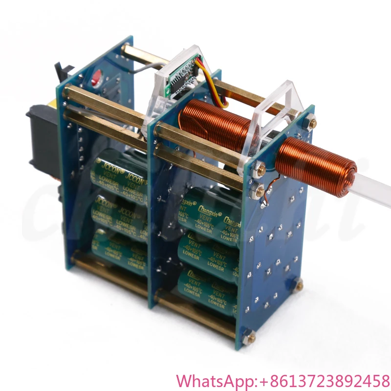 

Electromagnetic Gun DIY Kits Electromagnetic Accelerator Physics Experiment High-tech Toys Educational Teaching Aids 120uf