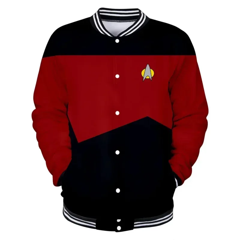 ♥   2025 جديد حار فيلم ستار تريك فضفاض سترة اسكواش للجنسين البيسبول معاطف تأثيري الخريف عادية البلوز هوديي معطف Ja ★ ☆ ly99