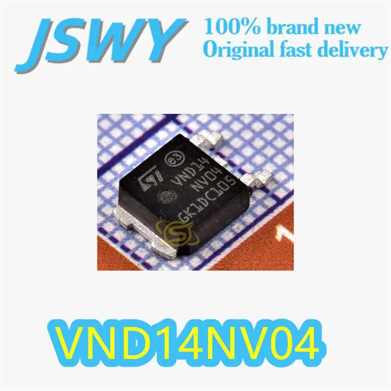 

(10/50 pieces) VND14NV04 Original VND14NV TO-252 Package Dual-Channel High-Side Switch 40V 14A Electronics In Stock