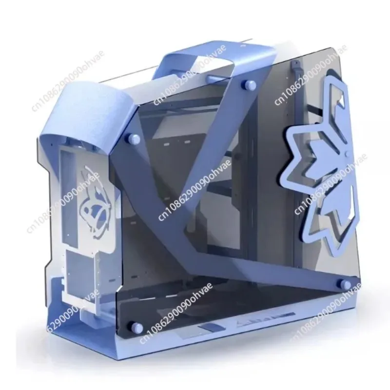 for ZC-09 MATX All-Aluminum Desktop Computer Host-Cooled Chassis