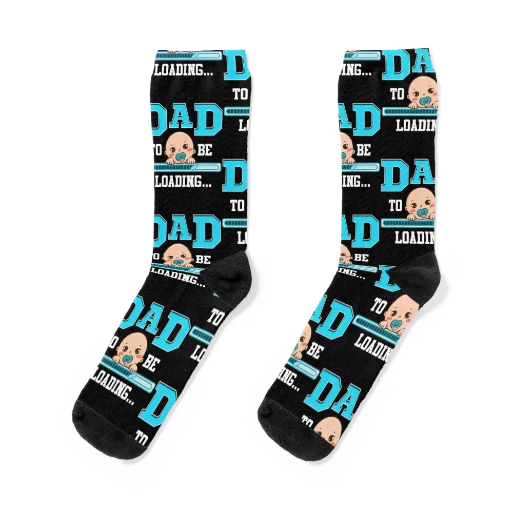 Cute Dad To Be Loading New Father Newborn Baby Socks sheer shoes Socks Female Men's