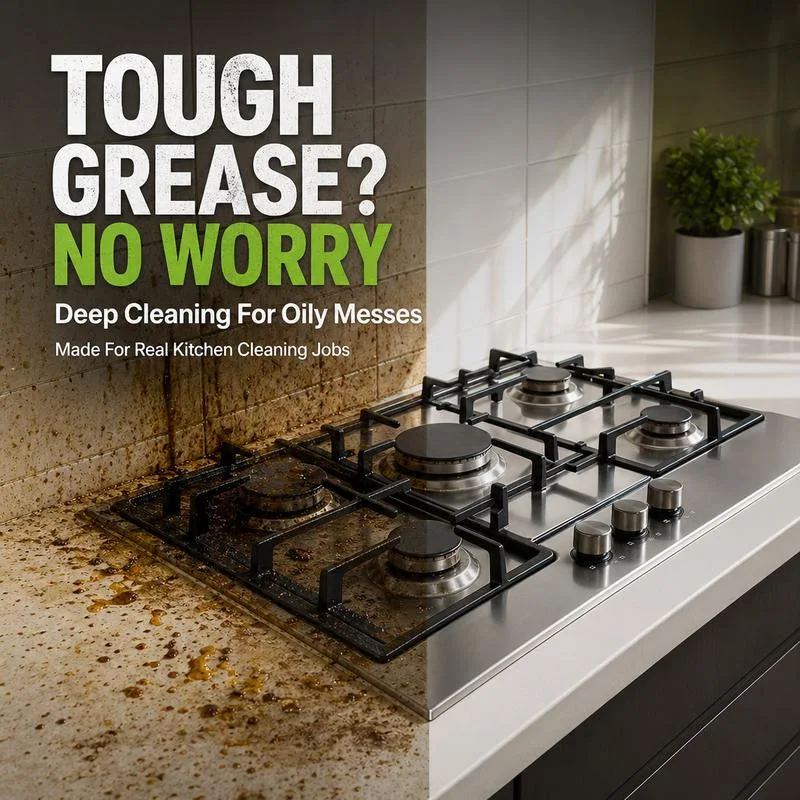 120ml Heavy Duty Degreaser Spray, Multi‑Surface Kitchen Grease Remover, for Stove Tops Cooktops Countertops Range Hoods