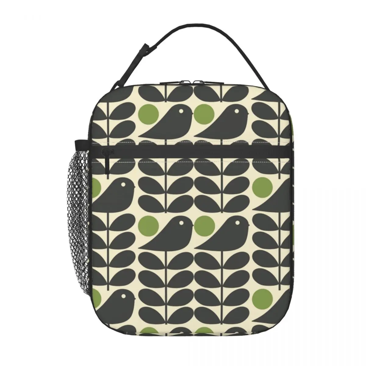 Orla Kiely Multistem Birds Insulated Lunch Bag for Women Waterproof Scandinavian Flower Thermal Cooler Lunch Box Picnic Travel