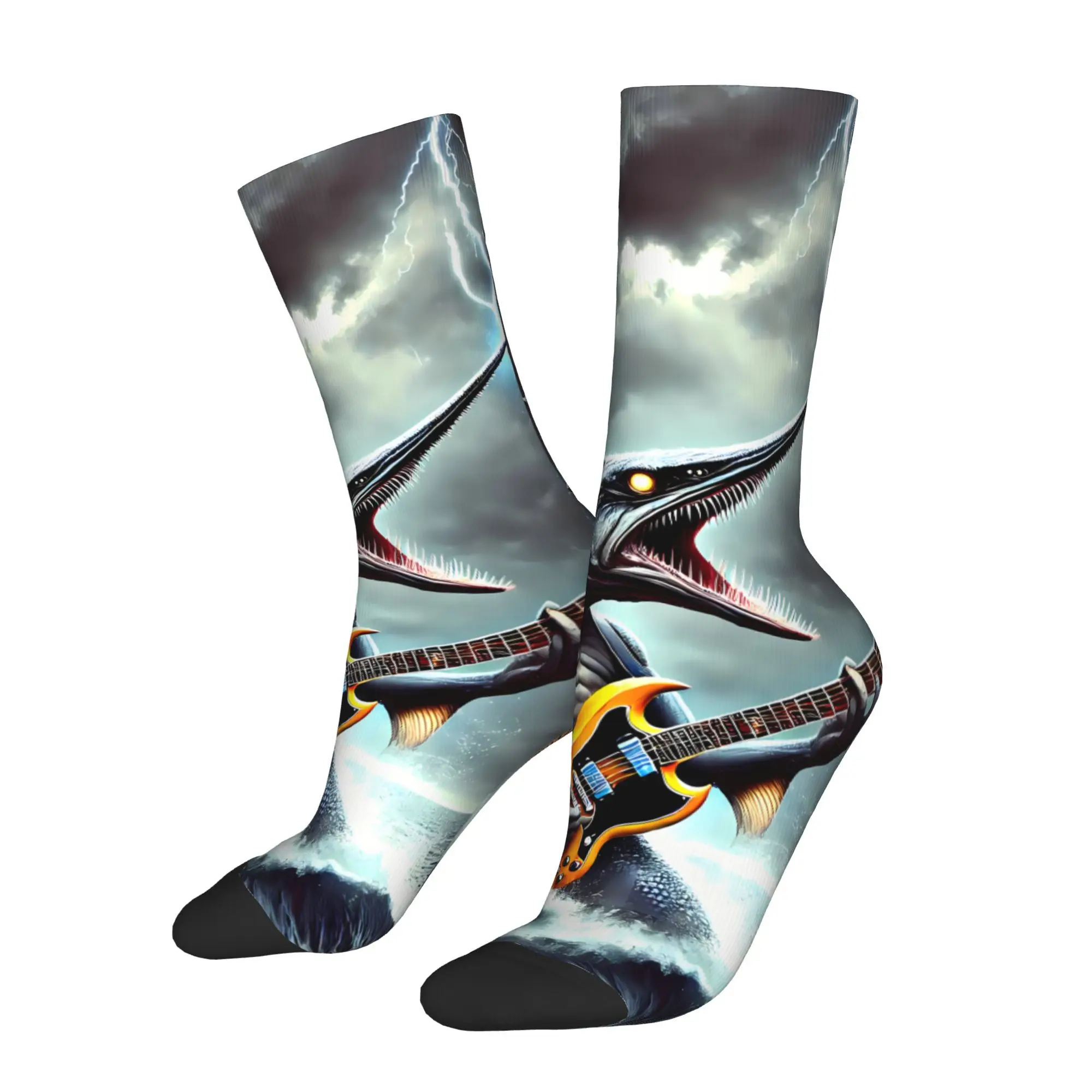 

Ocean Clash with a Gibson SGSwordfish Mutant’s Fierce Shred Sock Printed Man Polyester Fashion