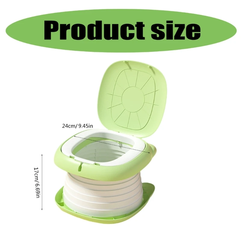 Kids Travel Toilet Stool Foldable and Lightweight Infant Baby Potty for Child