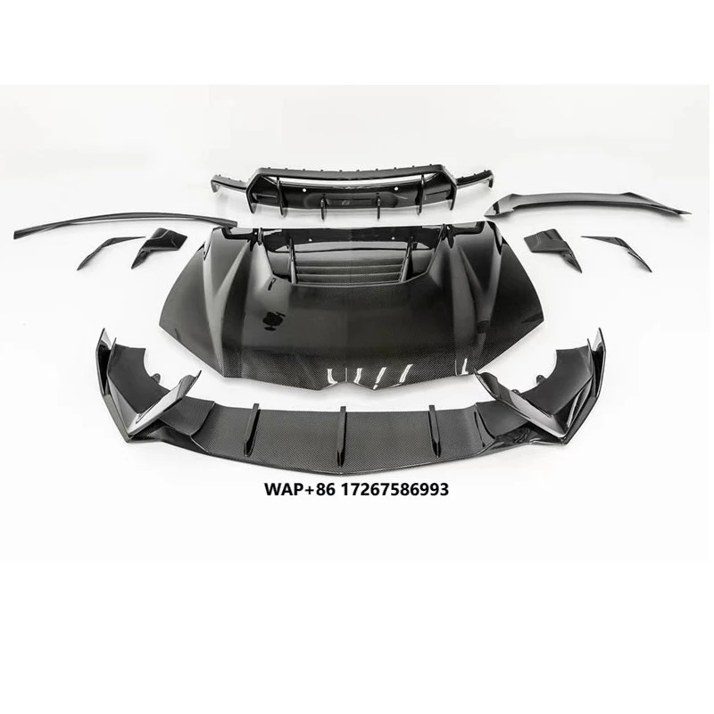 

For URUS Body Modification and Upgrade for Style Dry Carbon Fiber Front Lip Rear Lip Skirt and Tail Wing