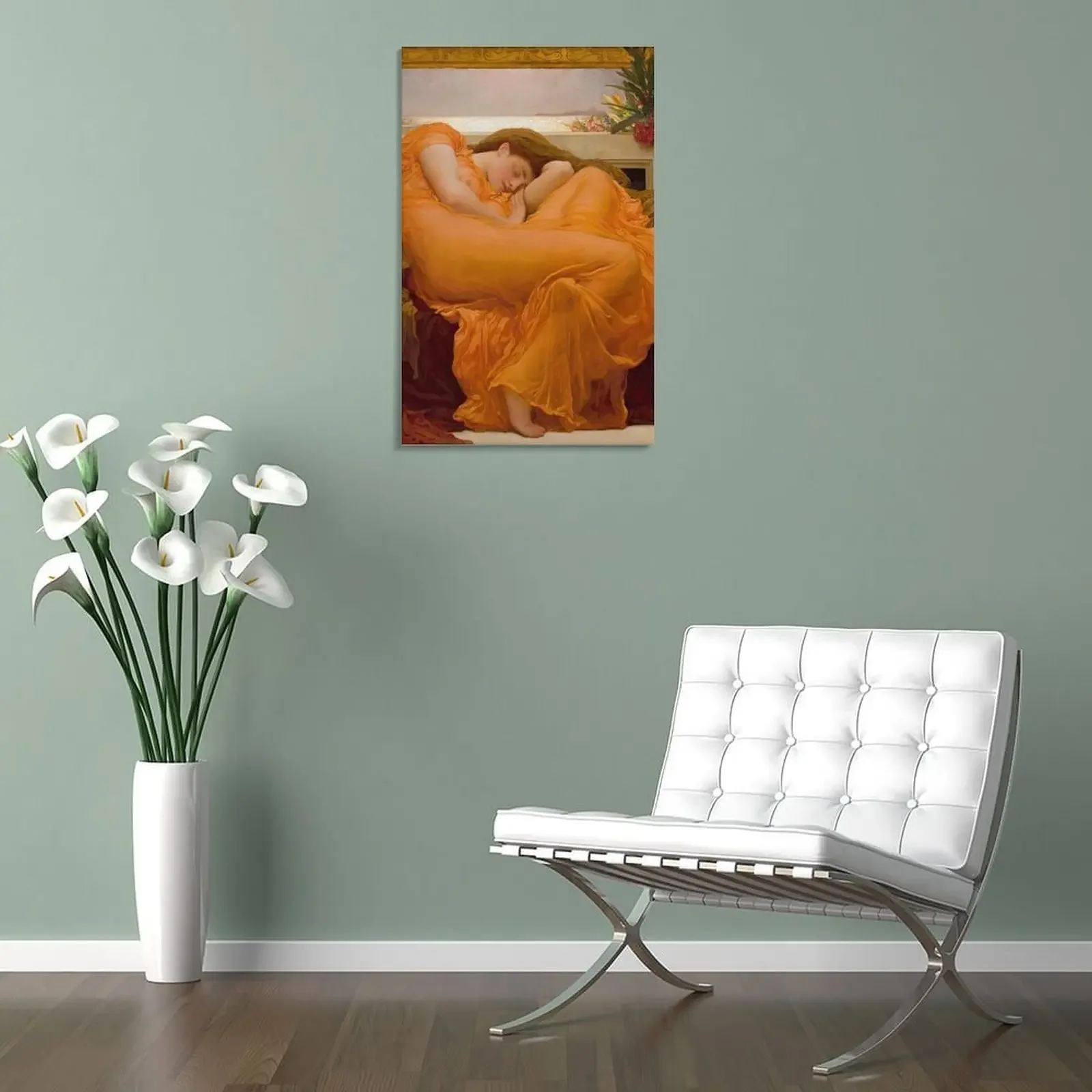 Leighton's Flaming June Canvas Painting home and decoration Bedroom deco Decoration home