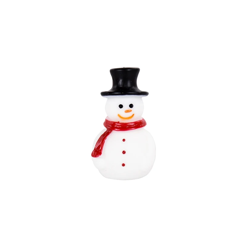 Maison de noël père noël traîneau arbre bonhomme de neige Figurine maison de poupée décor à la maiso