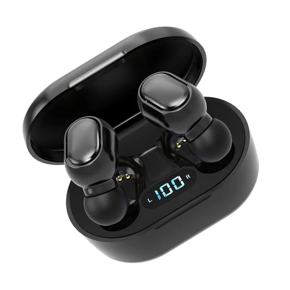 

1 Pair Wireless Earbuds .0 Lightweight Ergonomic Design With Charging Case Dual Mode Use Stereo Sound For Outdoor