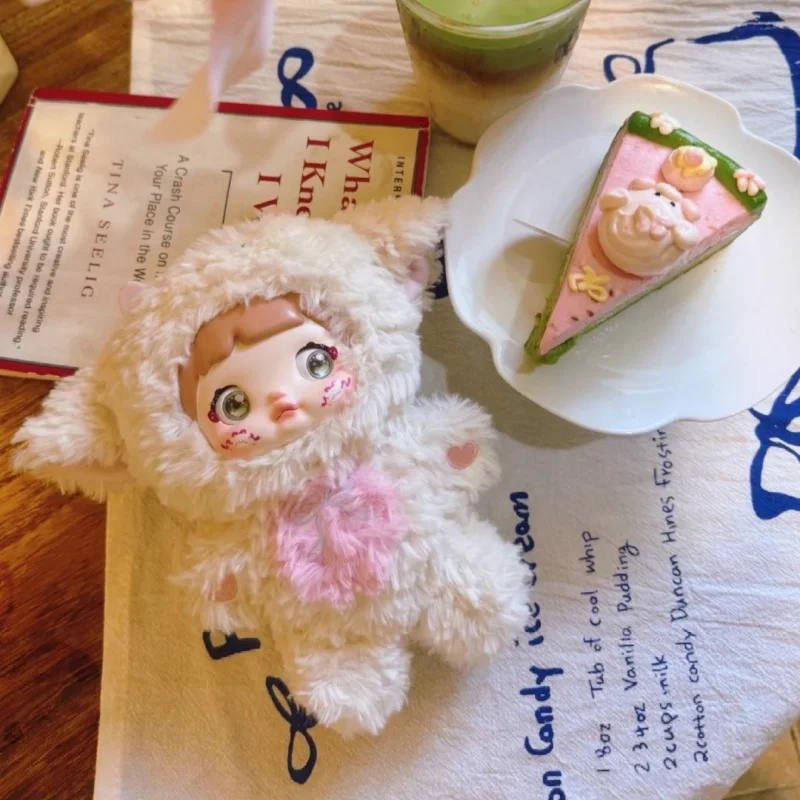 Autentyczna seria Nommi Cute Never Close, pluszowa figurka w niespodziance, ręcznie robiona, modna lalka, ozdoba, prezent urodzinowy dla dziewczynek i dzieci, dekoracja.