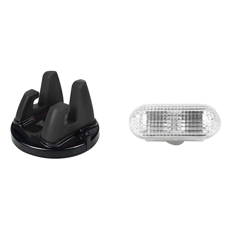 Car Phone Holder Stands Black & Car Fender Side Marker Light Turn Signal Light For Ford Focus 2 2005-2008 4M5A-13K309-AA