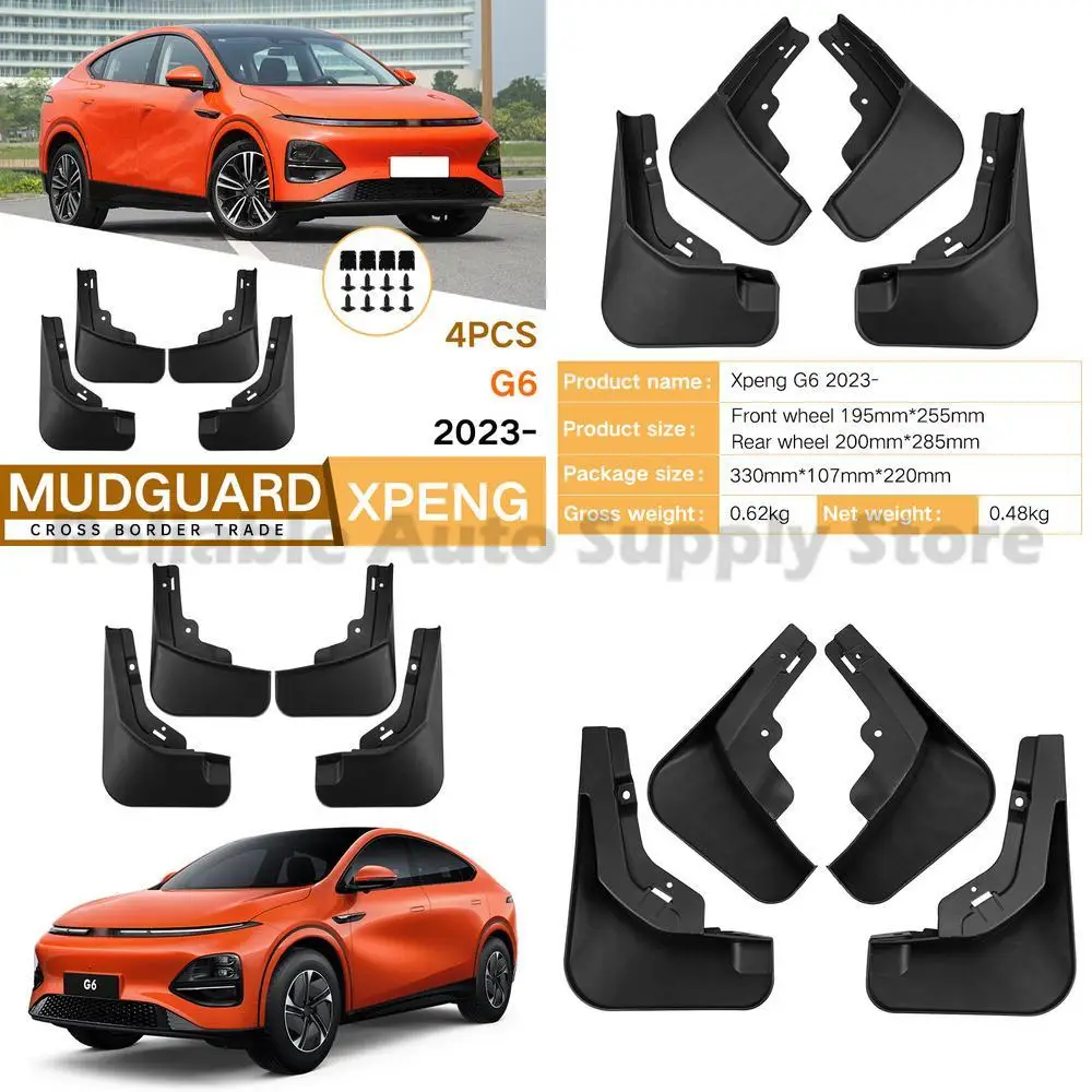 

For Xpeng G6 2023 Mud Guards Front and Rear Car Accessories Premium Quality Top Selling Auto Parts Factory Wholesale