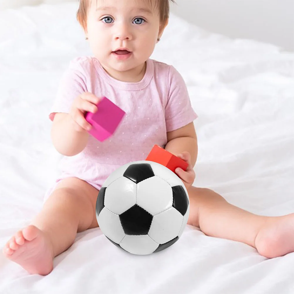 DIYペイント ブラックホワイト サッカーボール 8インチ ソフトプラスチック 子供の創造性を育む サッカー 幼児 パーティー サッカーボール トルクボール