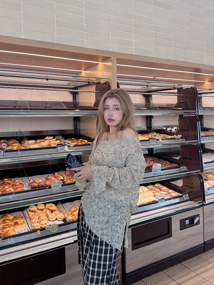 

LTGIRL винтажный кружевной лоскутный длинный све irt женский свободный топ для похудения повседневный тонкий хлопковый топ ранней осени новое поступление