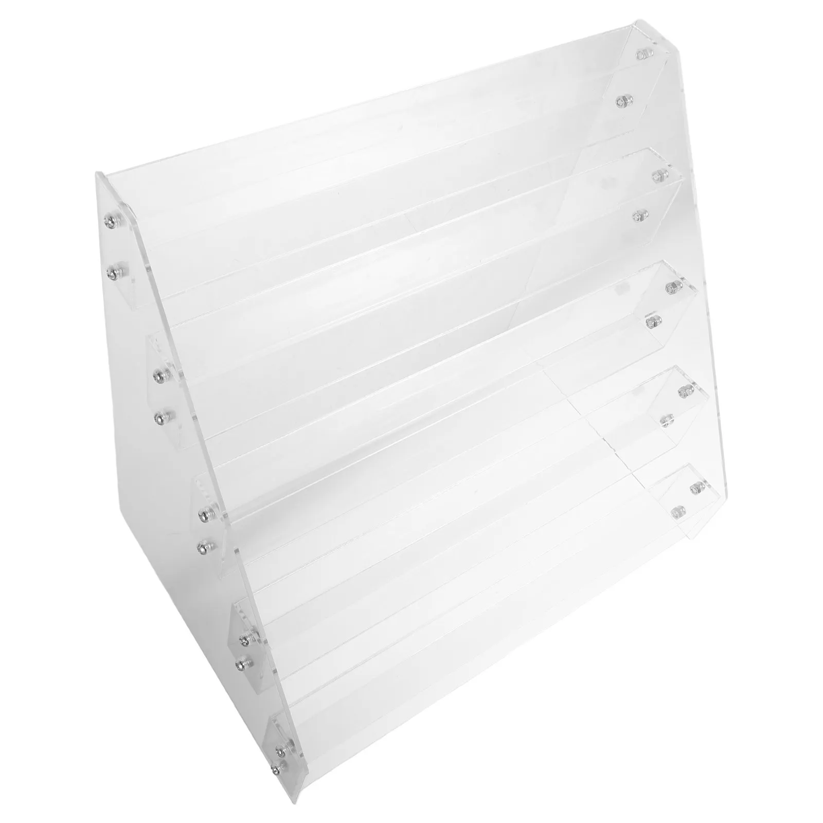 Acrylic Nail Polish Organizer Rack 5 Tier Transparent Nail Organizer Rack Eyeglasses Display Stand Cosmetics Storage