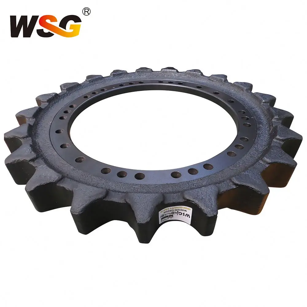 

MU3100 35SiMn Material HRC50-56 Surface Hardness Chain Sprocket for Ec35 Mini Excavator Undercarriage Parts