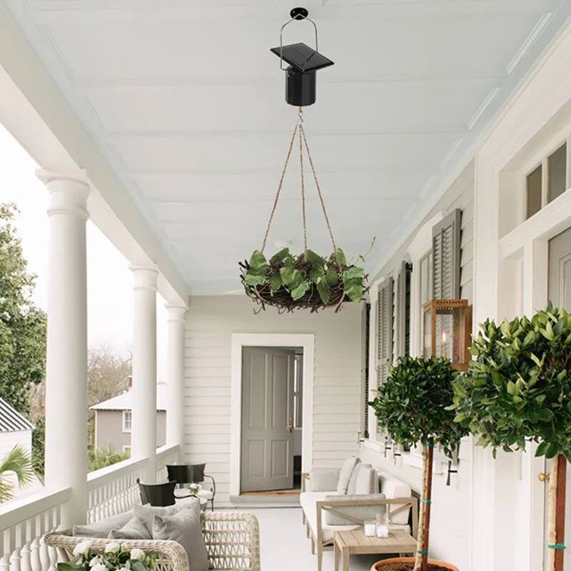 PORK-Solar Hanging Display Motor Rotating Small Motor Solar Energy Wind Spinner Motor Multi-Purposes Rotatable Hook 2Pcs