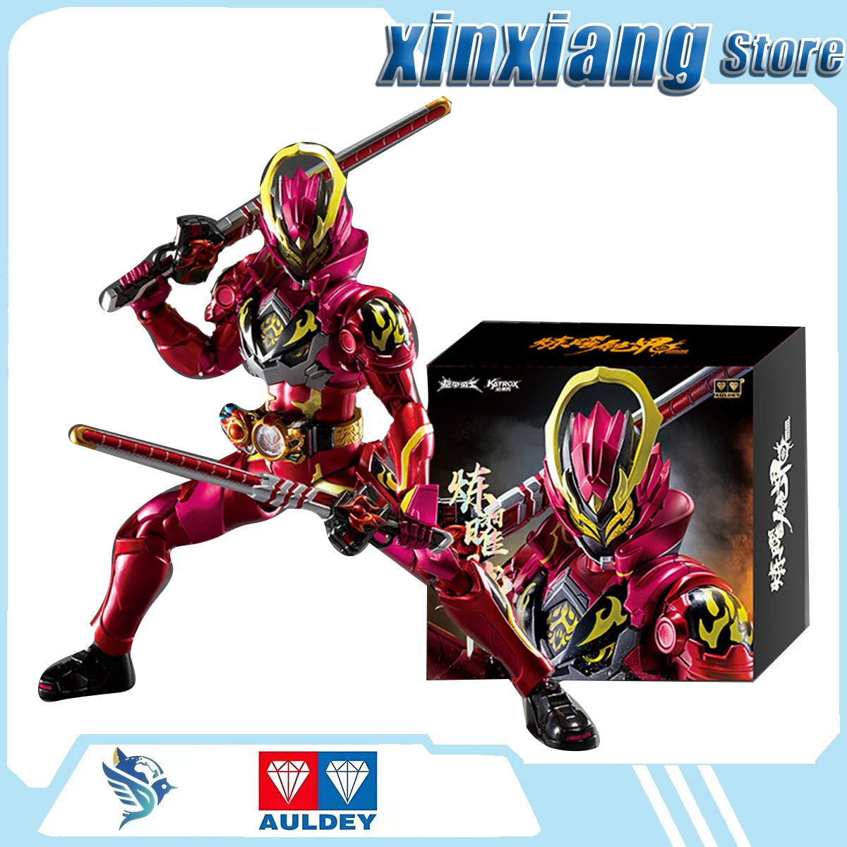 

AULDEY Трансформирующийся робот-герой в броне, привлекательная готовая модель-фигурка, игрушка, персонажи мультфильмов, аниме и манги, серия Wake-Up