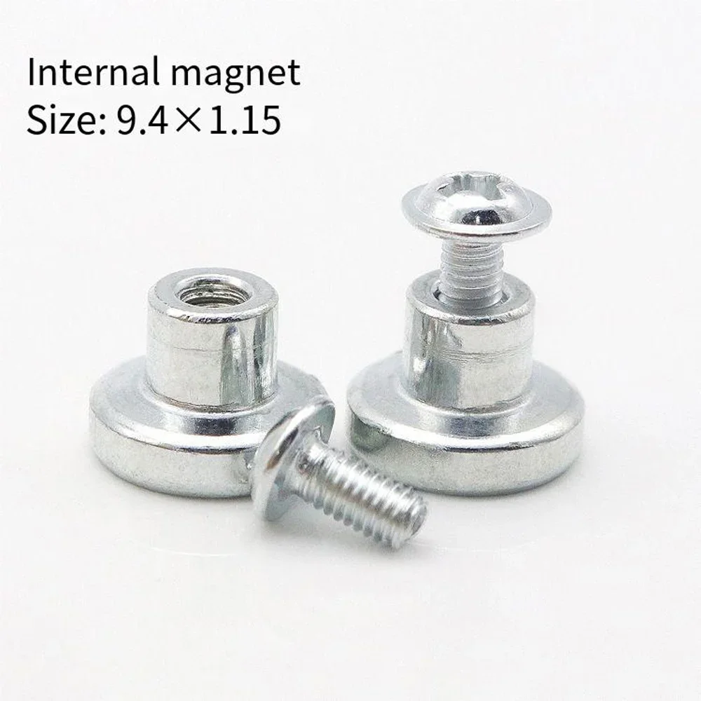 10/100pcs 1208 1417-M3/4 LED Display Modules Cylinder Indoor Outdoor Screen Accessory M4 M3 Column Magnetic Screw for Led Light