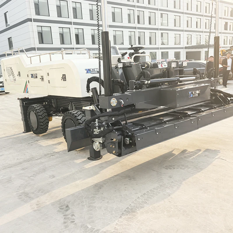 Customized Laser Leveling Machine Double Wheel Concrete Floor Laser Paving Machine Cement Floor Leveling Laser Machine Dubai