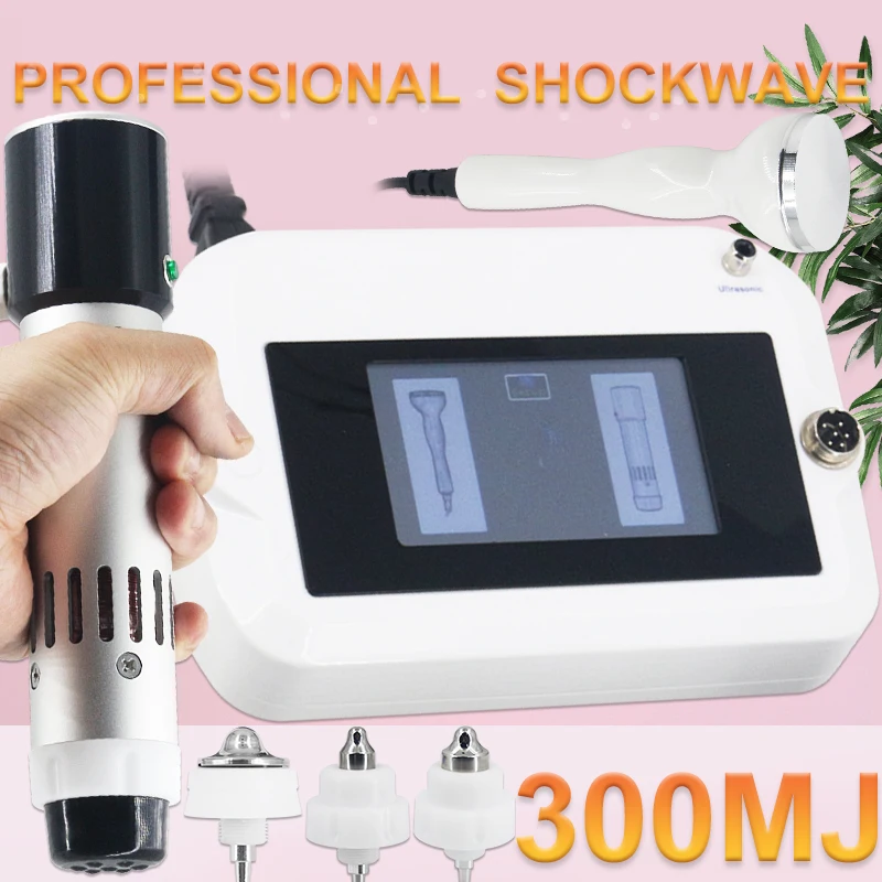 Shockwave Therapy Machine 10Heads Shock Wave Body Relaxation Massage For ED Treatment New Ultrasonic Pain Relief Massager 300MJ