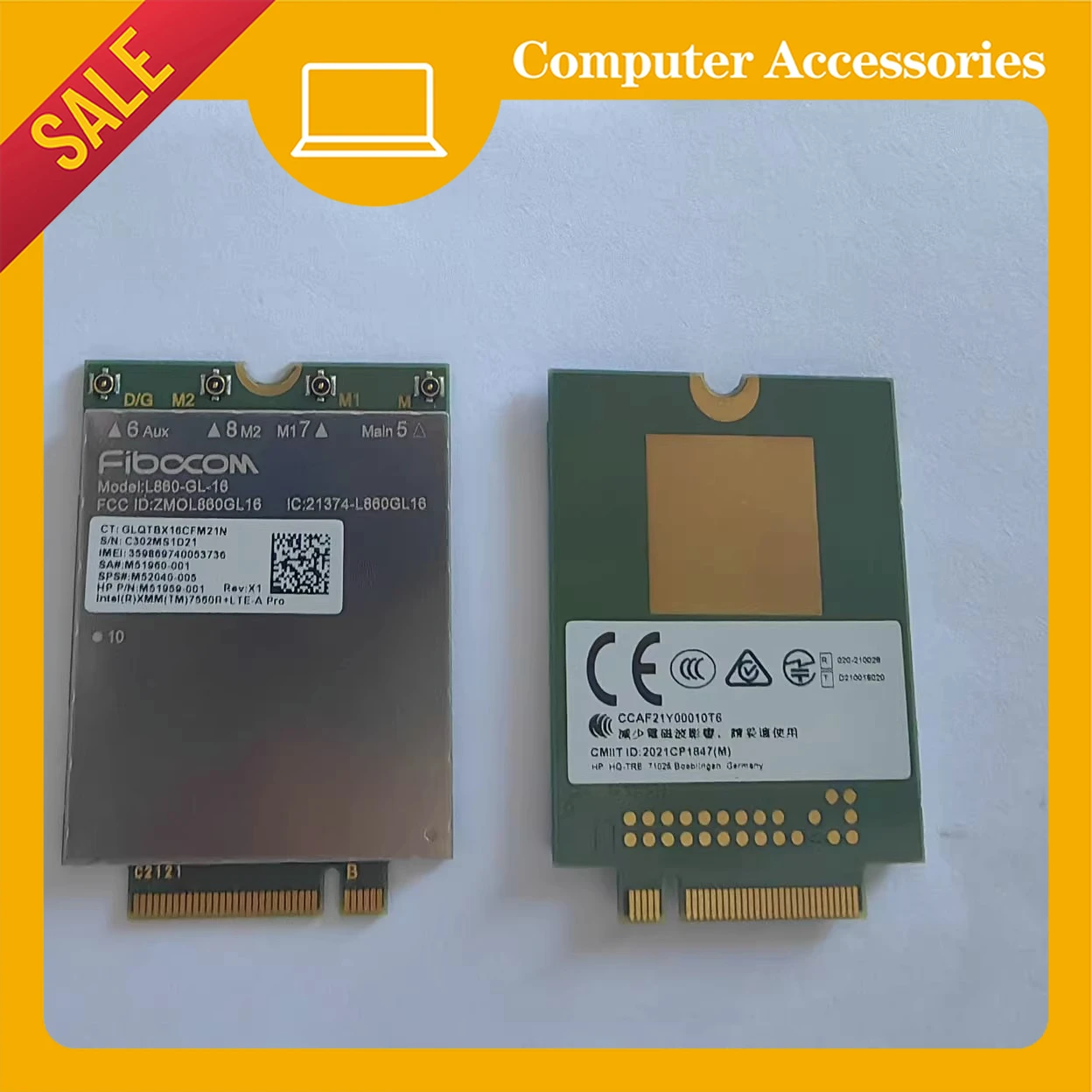 

Для HP 835 840 860 645 445 g9 g10 L860-GL-16 модуль 4G XMM7560R