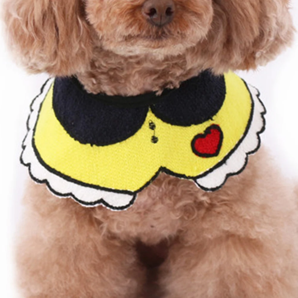 

Adjustable Pet Neckerchief Dog Fashion Bib Washable Colorful Bright Puppy Kitten Collar Necktie Gift Party Birthday Use Dog