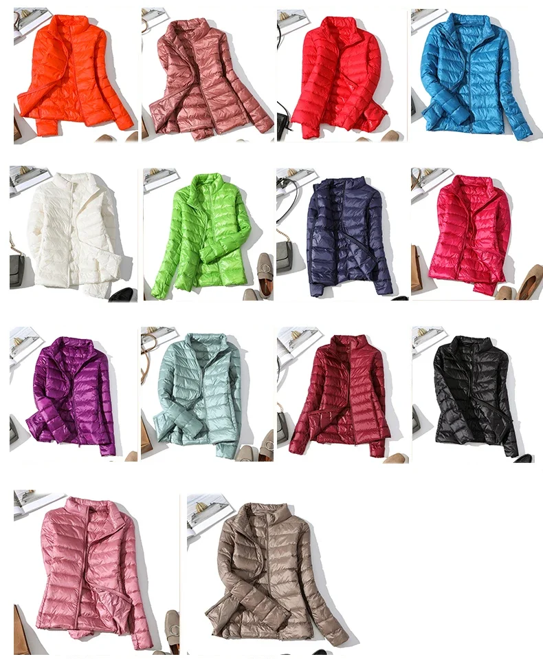 Ultra Light Down Jacket 2024 New Parkas Basic Winter Jackets Female Women Velvet Hooded Coats Autumn Down Jacket Womens Outwear