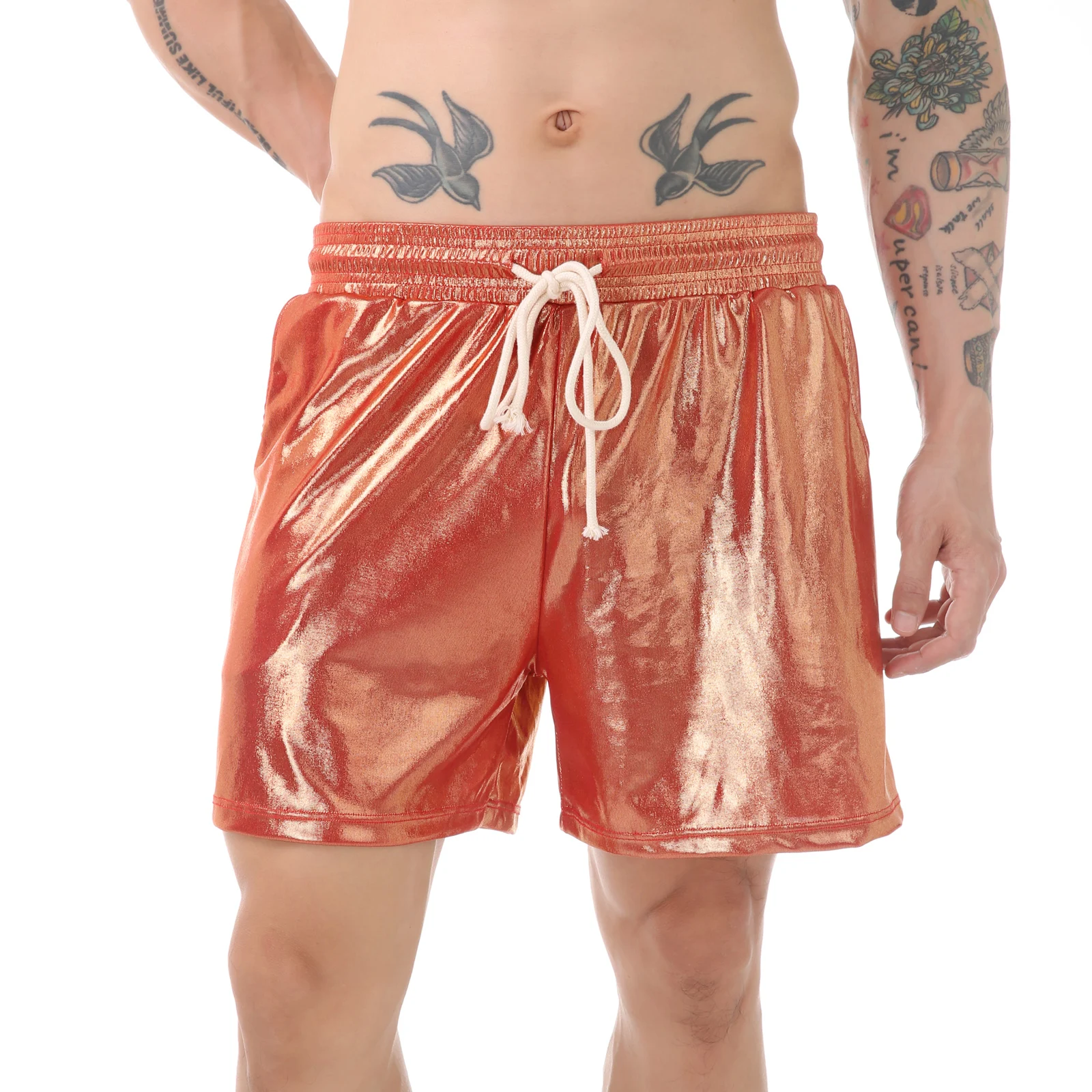 Männer Lose Sport Shorts Mann Lauf Boxer Ultra Dünne Fitness Gym Kurze Hosen Sommer Shinny Quick Dry Freizeit Jogginghose Böden – Detail 14