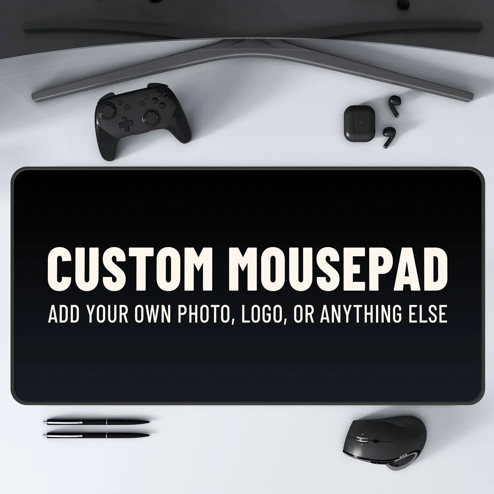 

Custom Mouse Pad, Gaming Desk Mat with Non-Slip Base, Unique Design for Gamers and Office Workers, Personalized Desk Pad Photo