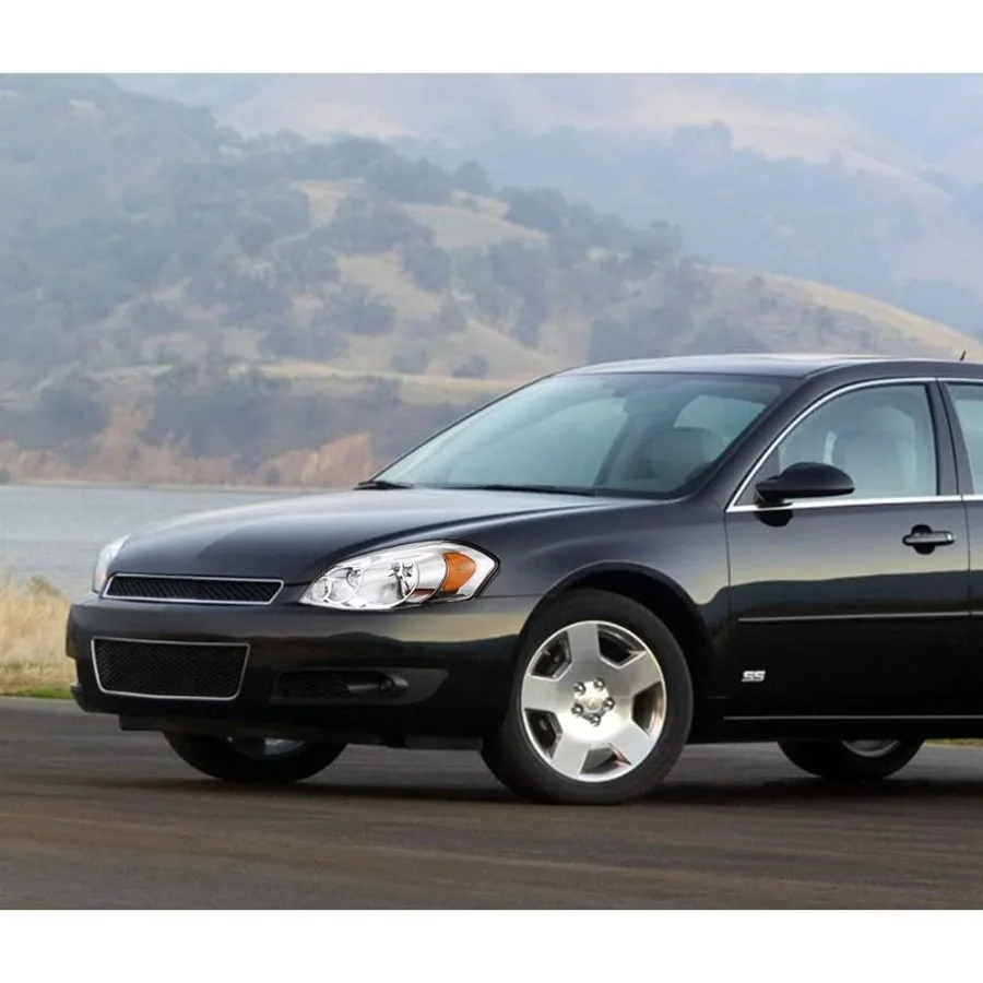 مجموعة المصابيح الأمامية مع مصابيح متوافقة مع تشيفي مونتي كارلو 0607 وإمبالا المحدودة 20142016 لتعزيز القيادة الليلية الآمنة #3